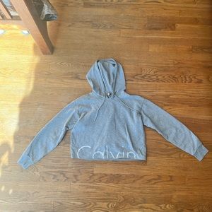 Calvin Klein women’s cropped hoodie size M